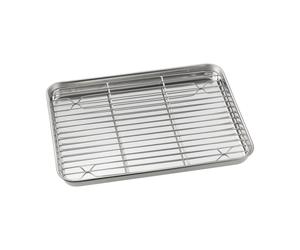Dorre Bandeja gastronorm Gili Acero inoxidable con rejilla. 31.5 × 24.5 cm