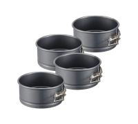 Dorre Moldes desmontables mini Karabo acero al carbono. 4-pack Ø10 cm