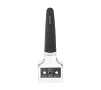Dorre Rasqueta de vitrocerámica Hema negro con 5 hojas extra 16 x 5.4 x 1.8 cm
