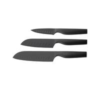 Dorre Set de cuchillos Sukai 3 uds Negro