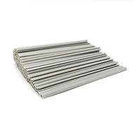 Dorsini - Encuadernador, A4, diámetro 6 mm, capacidad 35 hojas, 100 unidades, color gris