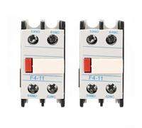 Dos bloques de contacto auxiliares 1 normalmente abierto 1 normalmente cerrado para modelo LADN11 compatible con contactor de CA CJX2, corriente de calefacción de 10 amperios