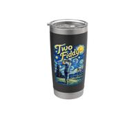 Dos Fiddy Van Gogh Golf 250 Aniversario 4 de Julio Vaso térmico de acero inoxidable de doble pared