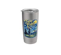 Dos Fiddy Van Gogh Golf 250 Aniversario 4 de Julio Vaso térmico de acero inoxidable de doble pared