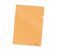 Dosier angulo recto dohe pp cristal 120µ a4 naranja paquete de 10