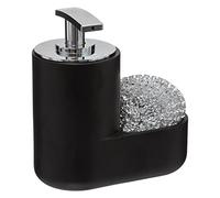 Dosificador de jabón con esponja 300ml negro