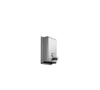 Dosificador de pared de acero inoxidable cromado de 25 cm para baño Luxe de Unisan