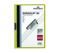 DURABLE Portafolios Duraclip A4 para 30 páginas Verde