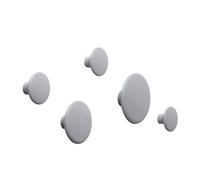 Dots Ganchos Madera Gris 5uds.