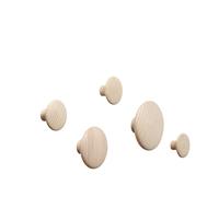 Dots Ganchos Madera Roble 5uds.
