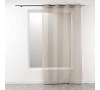 Douceur d 'Intérieur Telma Panel con Ojales, poliéster, marrón, 140 x 280 cm