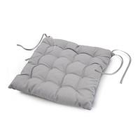 DOUCEUR D'INTERIEUR - 1600576, Cojin De Silla Acolchado, 40 X 40 Cm, Essentiel, Poliéster Liso, Gris