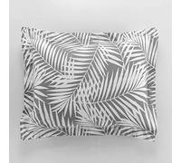 Douceur d'intérieur, Botania - Funda de Almohada (50 x 70 cm, 100% algodón), Color Gris