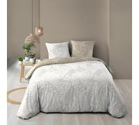 Douceur d'intérieur Cassia - Juego de Cama de 3 Piezas (240 x 220 cm) Reversible, 100% algodón