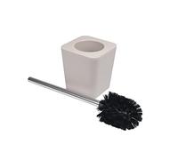 Douceur d'Intérieur Cepillo de baño Interior Suavemente 6ASB228TA Efecto Soft Touch de Color Topo 11.5 x 11.5 x 38.5 cm
