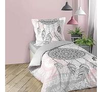 Douceur d'Intérieur Conjunto Rosa de 2 p. 140 x 200 cm, Estampado de 42 Hilos, diseño del Lugar