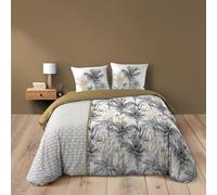 Douceur d'Intérieur Dakar - Juego de Cama, con 3 Piezas, 260 x 240 cm, 100% algodón