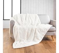 Douceur d'Intérieur Foxy - Manta, 180 x 220 cm, Natural, Piel sintética/Sherpa