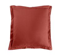 Douceur d'Intérieur - Funda de Almohada (63 x 63 cm) Lina Terracotta, 100% algodón
