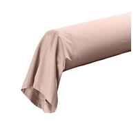 Douceur d'Intérieur - Funda de Almohada (85 x 185 cm) Percaline Nude, Percal de Algodón