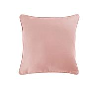 Douceur d'Intérieur, Funda de cojín 40 x 40 cm, Color Rosa Polvo, algodón, Panamá