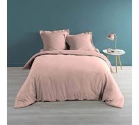 douceur d'intérieur, Funda de edredón (260 x 240 cm), Color Rosa percal