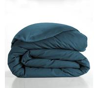 Douceur d'Intérieur - Funda nórdica (240 x 220 cm), diseño de Lino Azul, 100% algodón