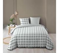 Douceur d'Intérieur - Juego de Cama de 3 Piezas (240 x 220 cm), diseño de Victoria Salvia, 100% algodón