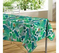 Douceur d'Intérieur Mantel Rectangular (140 x 300 cm) Carlita Blanco, PVC Impreso