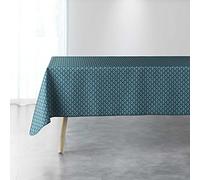 Douceur d'Intérieur, Mantel Rectangular (150 x 240 cm) Artchic Azul, Poliéster Impreso