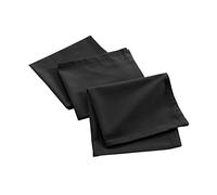 Douceur d'Intérieur Mistral 3 servilletas de Mesa, Negro, 40 x 40 cm