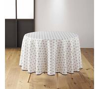 Douceur d'Intérieur Oricia - Mantel, Redondo, diámetro de 180 cm, poliéster Estampado