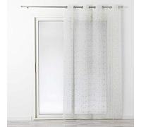 DOUCEUR D'INTERIEUR Panel con Ojales, 140 x 240 cm, dixía, Blanco/Dorado