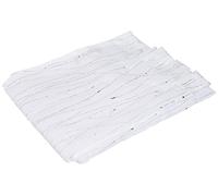 Douceur d'Intérieur Par de Cortinas Rectas para Interiores, 2 x 45 x 160 cm, Color Arena Filiana Blanco