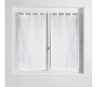 douceur d'Intérieur par Derecha Trabillas Efecto Lin Tisse haltona, poliéster, Blanco, 90 x 60 cm
