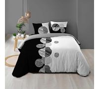Douceur d'Intérieur Stormi - Juego de Cama, con 3 Piezas, 260 x 240 cm, 100% algodón