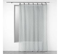 DOUCEUR D'INTERIEUR Suave Interior con Anillas, Gris, 140 x 240 cm