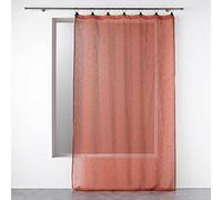 Douceur d'Intérieur Suavidad de Interior con Anillas, Naranja, 140 x 240 cm
