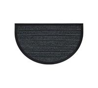Douceur d'Intérieur suavidad Interior, Alfombra Media Luna (45 x 75 cm) Marco Gris, PVC Raspador