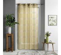 Douceur d'Intérieur Suavidad Interior Panel con Ojales 140 x 240 cm Velo Arena Calado Calado Amarillo