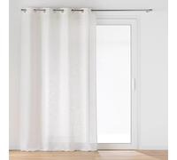 Douceur d'Intérieur Suavidad Interior, Visillo con Ojales (140 x 240 cm) Cloris Natural, Efecto Lino Tejido