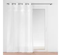 Douceur d'Intérieur Suavidad Interior, Visillo con Ojales (140 x 240 cm) Frangina, Vela arenada con Flecos