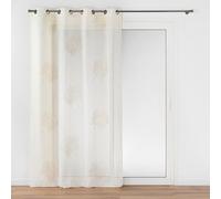 Douceur d'Intérieur Suavidad Interior, Visillo con Ojales (140 x 240 cm) Lotus, Velo Arenado Aplicado