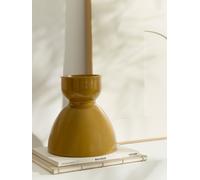 Dout jarrón vidrio mostaza pequeño - Kenay Home