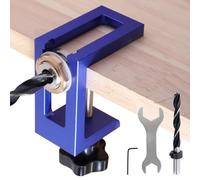 Doweling Jig Kit, Woodworking Doweling Jig, Adjustable Pocket Dowel Hole Jig, Adjustable Doweling Jig Set, Carpentry Locator for Woodworking, Doweling Jig Kit for Adjustable Pocket Dowel Hole
