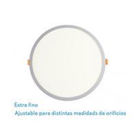 Downlight 15w 4000k blanco lejania 1x17,5x17,5 cm 1425lm empotrar cort