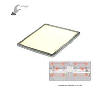 Downlight 15w 4000k cromo providencia 1280lm 1x17,5x17,5 cm de empotra