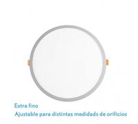 Downlight 15w 5500k blanco lejania 1x17,5x17,5 cm 1425lm empotrar cor