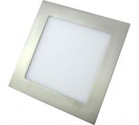 Downlight 24w 6500k cuadrado agamenon 1900lm niquel 2x22x22 cm corte 2