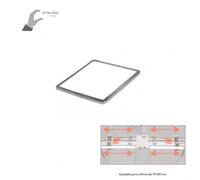 Downlight 8w 5500k cromo providencia 586lm 1x11,8x11,8 cm de empotrar
